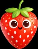 Logo Fraisy de Ma Fraise du Perigord : une fraise souriante aux couleurs vives